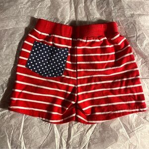 Quiltex Baby Shorts Stars & Stripes USA Flag 3-6 Mths Toddler Red/White/Blue